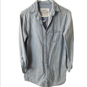 Frank & Eileen Mary famous denim shirt dress XS
